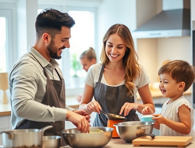 가족과의 행복한 시간