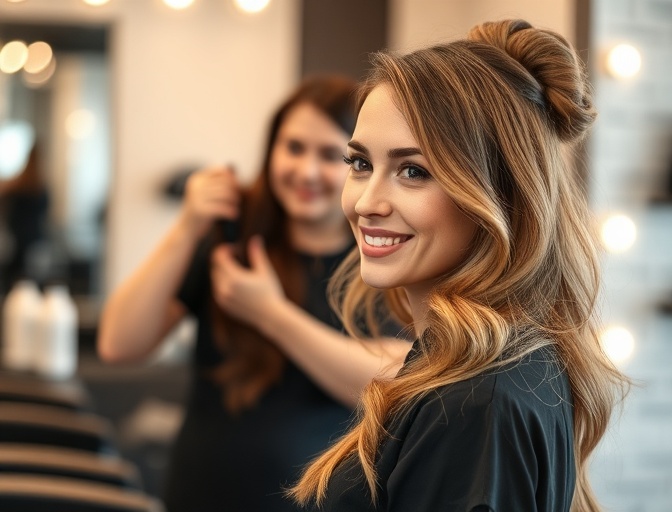 미용실에서의 체험